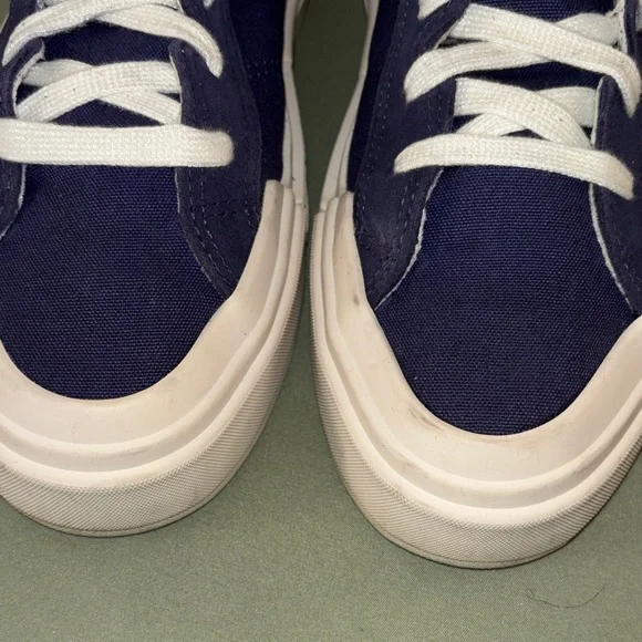 EUC Converse Blue High-Top platform Sneaker - Picture 8 of 10